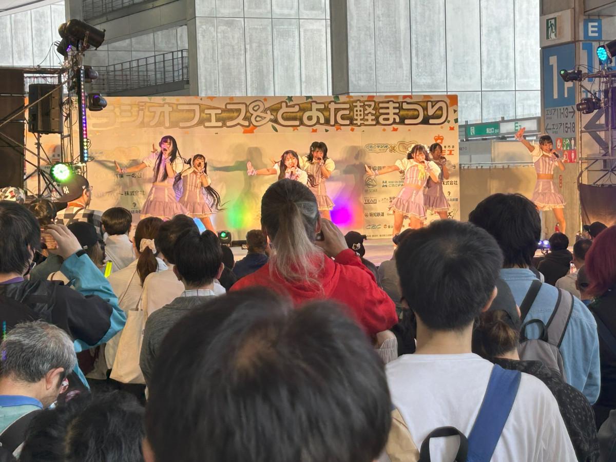 「三河ラジオフェス2025」CBCラジオステージの様子。