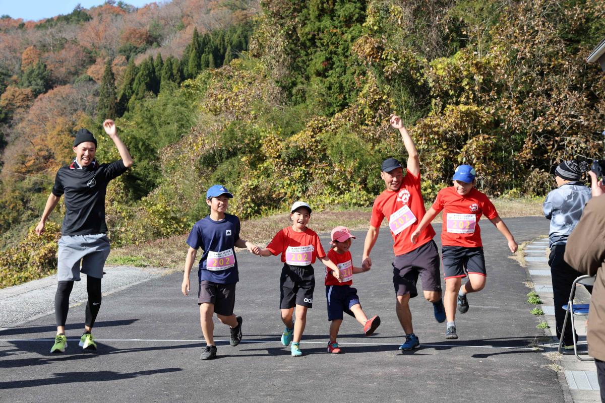 2時間の団体競技に参加した下関のスポーツ少年団のゴールの様子