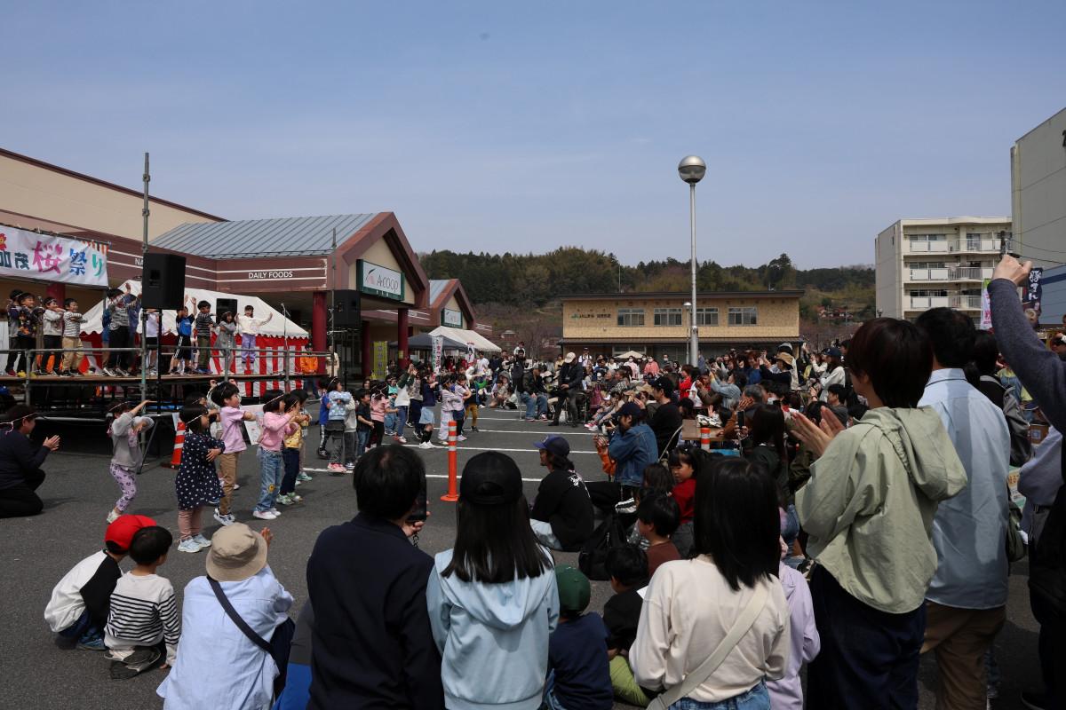 加茂「桜まつり」の会場の様子