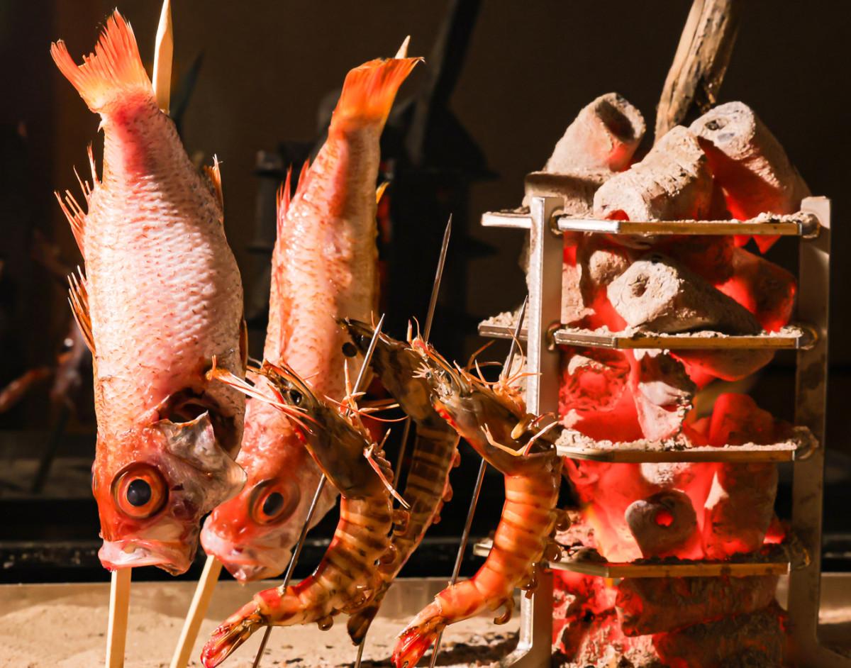 浦安ブライトンホテル東京ベイ「季布や（きふや）」の原始焼き