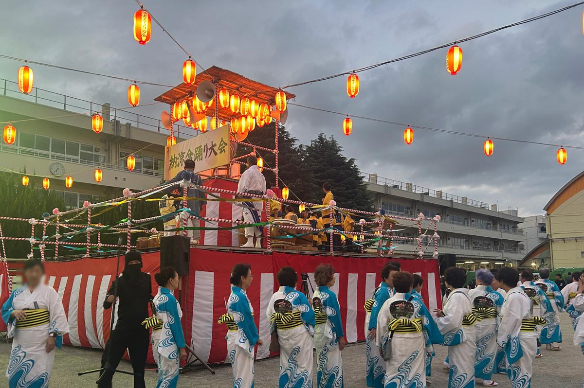昨年の「浦安市納涼盆踊り大会」の様子