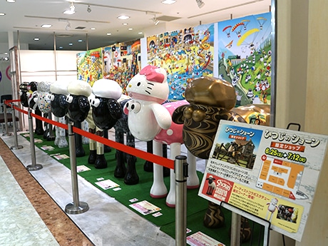 宇都宮パルコに「ひつじのショーン」限定ショップ コラボスタチュー展示も
