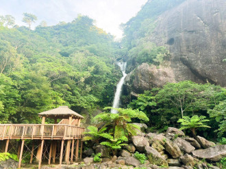 数久田で「轟の滝」の整備方針考える集会　　植栽や看板整備で来訪者増見込む