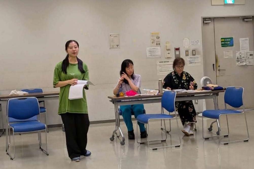 「劇団営業ニ課」舞台稽古の様子